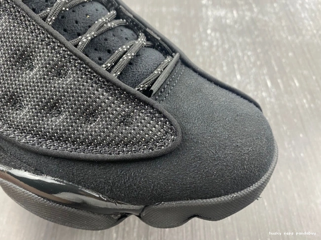Rep Husky Air Black Retro Jordan Cat 13 414571-011 0820